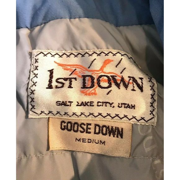 Vintage 70s 1st Down Goose Down Winter Puffer - Picture 3 of 5